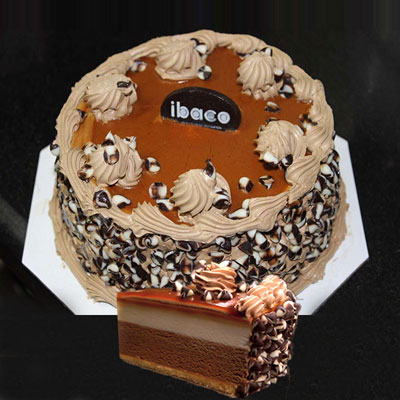 "Ibaco Ice Cream Cake (Swiss Choco Symphony) - 500gms - Click here to View more details about this Product